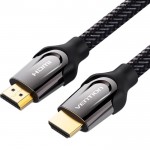 Кабель HDMI M - M, 3.0 м, V2.0, 4K 60Гц, обплетення, Zinc Alloy Type чорний Vention (VAA-B05-B300) Кабель HDMI M - M, 3.0 м, V2.0, 4K 60Гц, обплетення, Zinc Alloy Type чорний Vention (VAA-B05-B300)