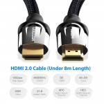 Кабель HDMI M - M, 3.0 м, V2.0, 4K 60Гц, обплетення, Zinc Alloy Type чорний Vention (VAA-B05-B300) Кабель HDMI M - M, 3.0 м, V2.0, 4K 60Гц, обплетення, Zinc Alloy Type чорний Vention (VAA-B05-B300)