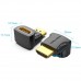 Перехідник HDMI F --> HDMI M, кут 90° 4K 60Hz PVC Vention чорний
