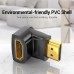 Перехідник HDMI F --> HDMI M, кут 90° 4K 60Hz PVC Vention чорний