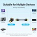 Перехідник HDMI F --> HDMI M, кут 90° 4K 60Hz PVC Vention чорний