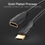 Кабель HDMI M - F (подовжувач), 1.0 м, V2.0, 4K 60Hz PVC Vention Кабель HDMI M - F (подовжувач), 1.0 м, V2.0, 4K 60Hz PVC Vention
