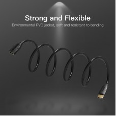 Кабель HDMI M - F (подовжувач), 1.0 м, V2.0, 4K 60Hz PVC Vention