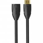 Кабель HDMI M - F (подовжувач), 2.0 м, V2.0, 4K 60Hz PVC Vention Кабель HDMI M - F (подовжувач), 2.0 м, V2.0, 4K 60Hz PVC Vention