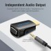 Перехідник HDMI M -> VGA F, 1080P 60Hz, 3,5мм Audio, Vention чорний