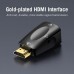 Перехідник HDMI M -> VGA F, 1080P 60Hz, 3,5мм Audio, Vention чорний