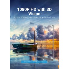 Перехідник USB 3.1 Type-C --> VGA (F), 1080p 60Hz, кабель 0.15м, Vention сірий