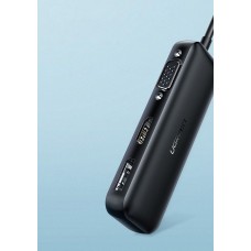 Перехідник USB 2.0 Type-C --> VGA V1.2 /HDMI V2.0b/DP  V1.2a CM260 UGREEN Чорний