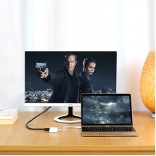 Перехідник USB 3.1 Type C --> HDMI + VGA MM123 UGREEN Білий