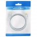 Кабель HDMI M - M, 2.0 м, V2.1, 8K 60Гц обплетення, Silver Metal Type Vention