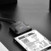 Перехідник USB 3.0 Type-A --> SATA III (F) + DC Adapter, CR108 UGREEN чорний