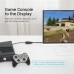 Перехідник HDMI M -> VGA F, 1080P 60Hz, 3,5мм Micro USB (F) powered, кабель 0,15м Vention чорний