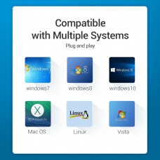 Перехідник HDMI M -> VGA F, 1080P 60Hz, 3,5мм Micro USB (F) powered, кабель 0,15м Vention чорний