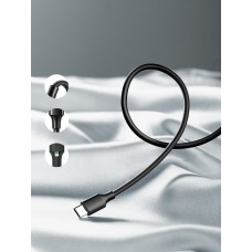 Кабель USB 2.0 AM-Type-C M, 1 м, 60W Nickel Plating Чорний, US287 UGREEN