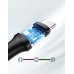 Кабель USB 2.0 AM-Type-C M, 1 м, 60W Nickel Plating Чорний, US287 UGREEN