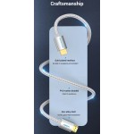 Кабель HDMI M - M, 10.0м, V2.0,4K 60Гц, обплетення, Silver Metal Type Vention