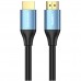 Кабель HDMI M - M, 2.0 м, V2.0, 4K 60Гц, Aluminum Alloy Blue Vention