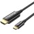 Кабель USB 3.1 Type-C M - HDMI M, 1.8m V2.0 8K 60 Гц Zinc Alloy TPE Black Vention