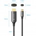 Кабель USB 3.1 Type-C M - HDMI M, 1.8m V2.0 8K 60 Гц Zinc Alloy TPE Black Vention