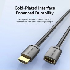 Кабель HDMI M - F (подовжувач), 5.0 м, V2.0, 4K 60Hz PVC Vention