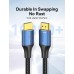 Кабель HDMI M - M, 1.5 м, V2.1, 8K 60Гц обплетення, синій, Aluminum Alloy Type Vention