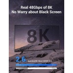 Кабель HDMI M - M, 1.5 м, V2.1, 8K 60Гц обплетення, синій, Aluminum Alloy Type Vention Кабель HDMI M - M, 1.5 м, V2.1, 8K 60Гц обплетення, синій, Aluminum Alloy Type Vention
