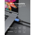 Кабель HDMI M - M, 1.5 м, V2.1, 8K 60Гц обплетення, синій, Aluminum Alloy Type Vention Кабель HDMI M - M, 1.5 м, V2.1, 8K 60Гц обплетення, синій, Aluminum Alloy Type Vention