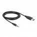 Кабель Audio USB для iPod Shuffle Jack TRRS M -> USB AM, 1.0 м. чорний