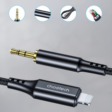 Кабель AUX Audio Lightning - TRS 3.5мм M/M 2м Choetech