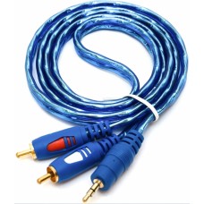 Кабель AUX Audio TRS - RCAx2 M/M 1.5м Premium