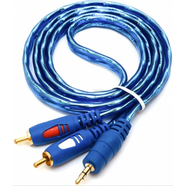 Кабель AUX Audio TRS - RCAx2 M/M 1.5м Premium
