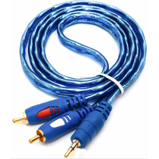 Кабель AUX Audio TRS - RCAx2 M/M 3.0м OEM