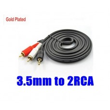 Кабель AUX Audio TRS - RCAx2 M/M 5.0м чорний