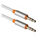 Кабель AUX Audio TRS M/M 1.2м JACK01-03 білий Defender