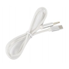 Кабель AUX Type-C - TRRS Audio M/M 1м Silver
