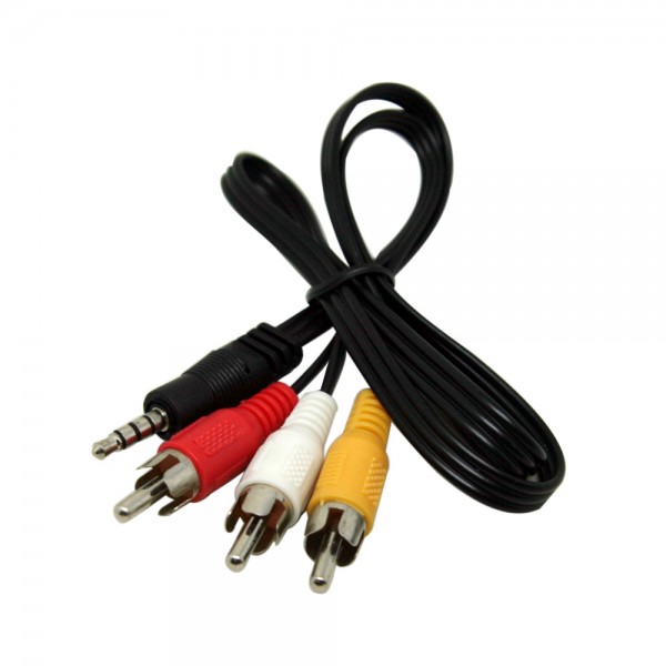 Кабель AV 3.5mm M - 3xRCA M 1.5м (B00368)