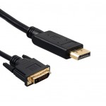 Кабель DisplayPort M - DVI-D 25 M, 1.8 м, чорний Кабель DisplayPort M - DVI-D 25 M, 1.8 м, чорний