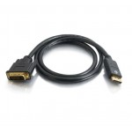 Кабель DisplayPort M - DVI-D 25 M, 1.8 м, чорний Кабель DisplayPort M - DVI-D 25 M, 1.8 м, чорний