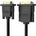 Кабель DVI M (24+1) - VGA M, 1.5 м, чорний Vention