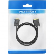 Кабель DVI M (24+1) - VGA M, 1.5 м, чорний Vention