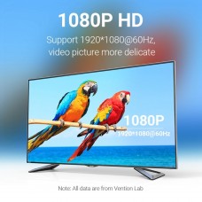 Кабель DVI M (24+1) - VGA M, 1.5 м, чорний Vention