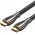 Кабель HDMI M - M, 0.5  м, V2.0, 4K 60Гц, обплетення, Zinc Alloy Type чорний Vention