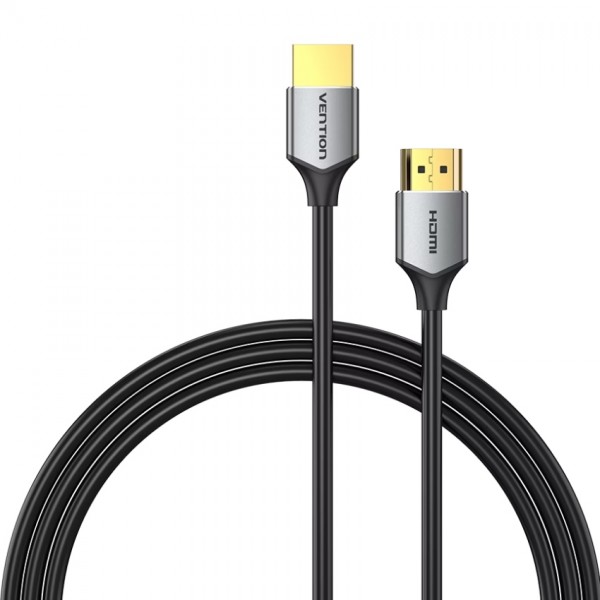 Кабель HDMI M - M, 1.0  м, V2.0, 4K 60Гц  PVC сірий Vention
