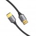 Кабель HDMI M - M, 1.0  м, V2.0, 4K 60Гц  PVC сірий Vention