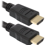 Кабель HDMI M - M, 1.0 м, V1.4, Defender, чорний, HDMI-03 Кабель HDMI M - M, 1.0 м, V1.4, Defender, чорний, HDMI-03