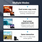 Кабель HDMI M - M, 1.0м, V2.0, 4K 60Гц, PVC Flat Design, Black, Vention Кабель HDMI M - M, 1.0м, V2.0, 4K 60Гц, PVC Flat Design, Black, Vention