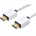 Кабель HDMI M - M, 1.0м, Sandberg, HDMI-2.0 білий