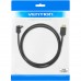 Кабель HDMI M - M, 1.0м, V2.0, 4K 60Гц, кут 270°,  PVC, чорний Vention