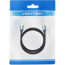 Кабель HDMI M - M, 1.5м, V2.0, 4K 60Гц  Aluminum alloy,  синій Vention