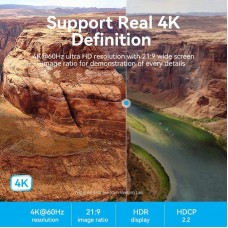 Кабель HDMI M - M, 1.5м, V2.0, 4K 60Гц  Aluminum alloy,  синій Vention